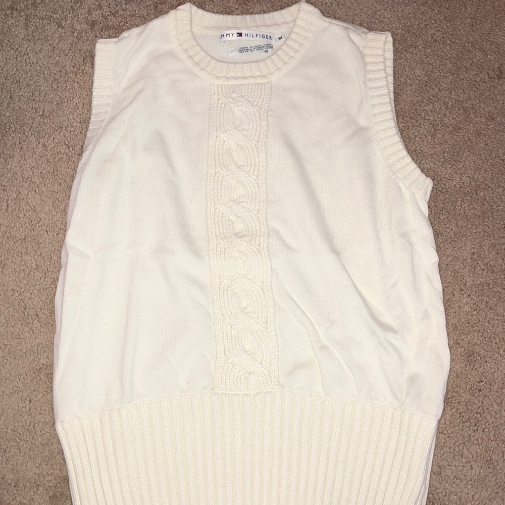 Tommy Hilfiger sweater vests, cream/navy blue
